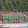 篮球场建设、网球场地施工地胶铺设硅PU施工