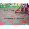 供应东营各地幼儿园橡胶地板、安全地垫