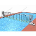 水上拓展训练器材-脚吊环桥