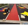湖南深圳塑胶跑道施工队 幼儿园EDPM彩色塑胶球场 篮球场地建设