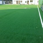人造草坪足球运动场地-体育场地建设-强锐体育