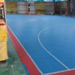 悬浮篮球运动地板供应-篮球运动场地建设-强锐体育