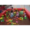 四川凉山小型彩色气垫床沙子玩具池订做批发厂