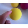 空心弹力球 壁球 橡胶玩具球 安全无毒 不泛白不开口 纯色混色