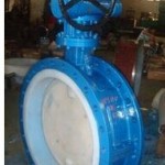 法兰衬氟蝶阀  d341f46-16c 双德阀门有限公司