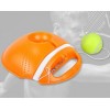 网球训练器底座便捷式球拍网球练习器陪训器发球器配网球1个