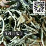 云南普洱茶 2018年春月光白茶散料 景谷大白茶 生茶 批发