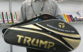 川普成为美国总统「TRUMP」羽球台湾品牌爆红