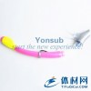 【进口硅胶滴水不漏】防浪 全干式呼吸管 呼吸器潜水装备浮潜用具